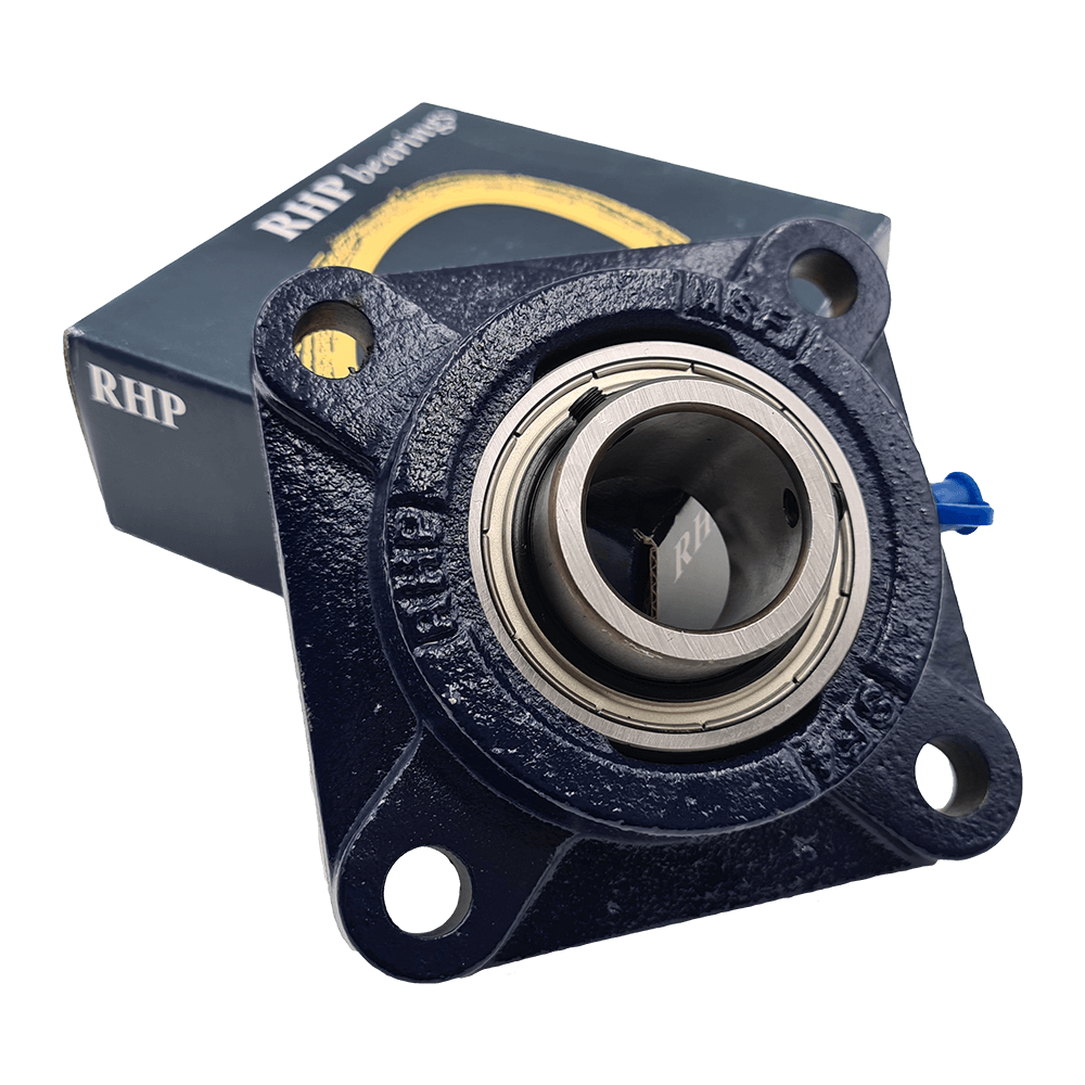 SF12  RHP Normal duty 4 bolt cast iron flange self-lube housed unit - Metric
